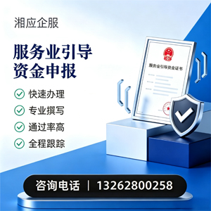 遂宁服务业引导资金申报服务