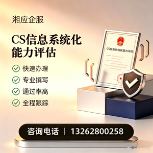 遂宁CS信息系统化能力评估申报服务