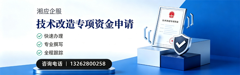 遂宁技术改造专项资金申报服务